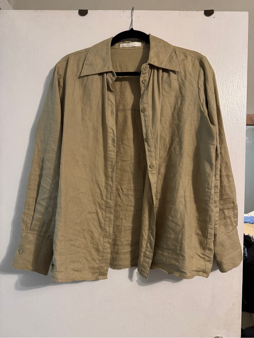 OAK + FORT 100% linen Button-Down